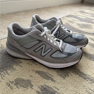 New Balance Made in USA 990v5 Core Grey with Castlerock Sneakers Shoes W990GL5